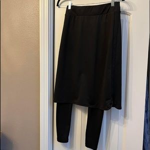 Snoga Athletics shirttail long leggings skirt